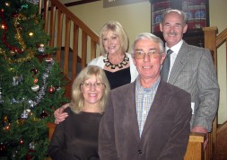 Jenny and Colin White with Sue Parkin and Richard Edge 13 Dec 2009
