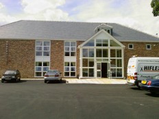 New Brookhouse Club entrance from the car park