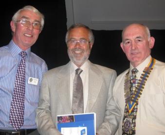 Richard Edge, Les Wright and President Philip Platts