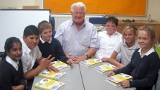 Rotary dictionaries Presented to Sandal Magna pupils by Roland Mold