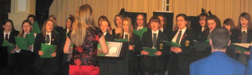 The Vocal Ensemble entertain at Silcoates School on 20th March 2010