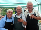 On bar duty  Andrew Cole John Southall (multitasking) and Colin Moran