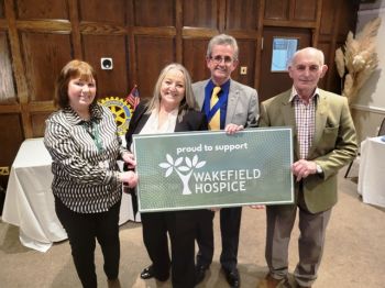 Wakefield Hospice speakers 26th March 2026